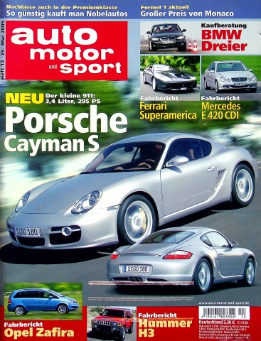 Deckblatt Auto Motor und Sport (12/2005)